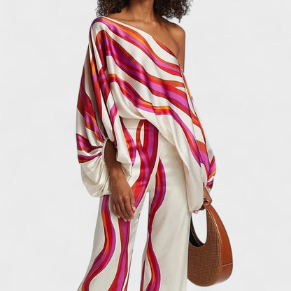 Vibrant Elegance Two-Piece Set