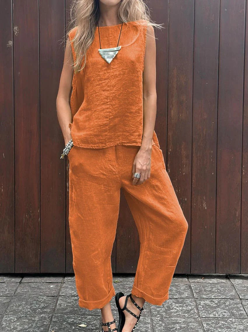 Comfortable Two-Piece Summer Set