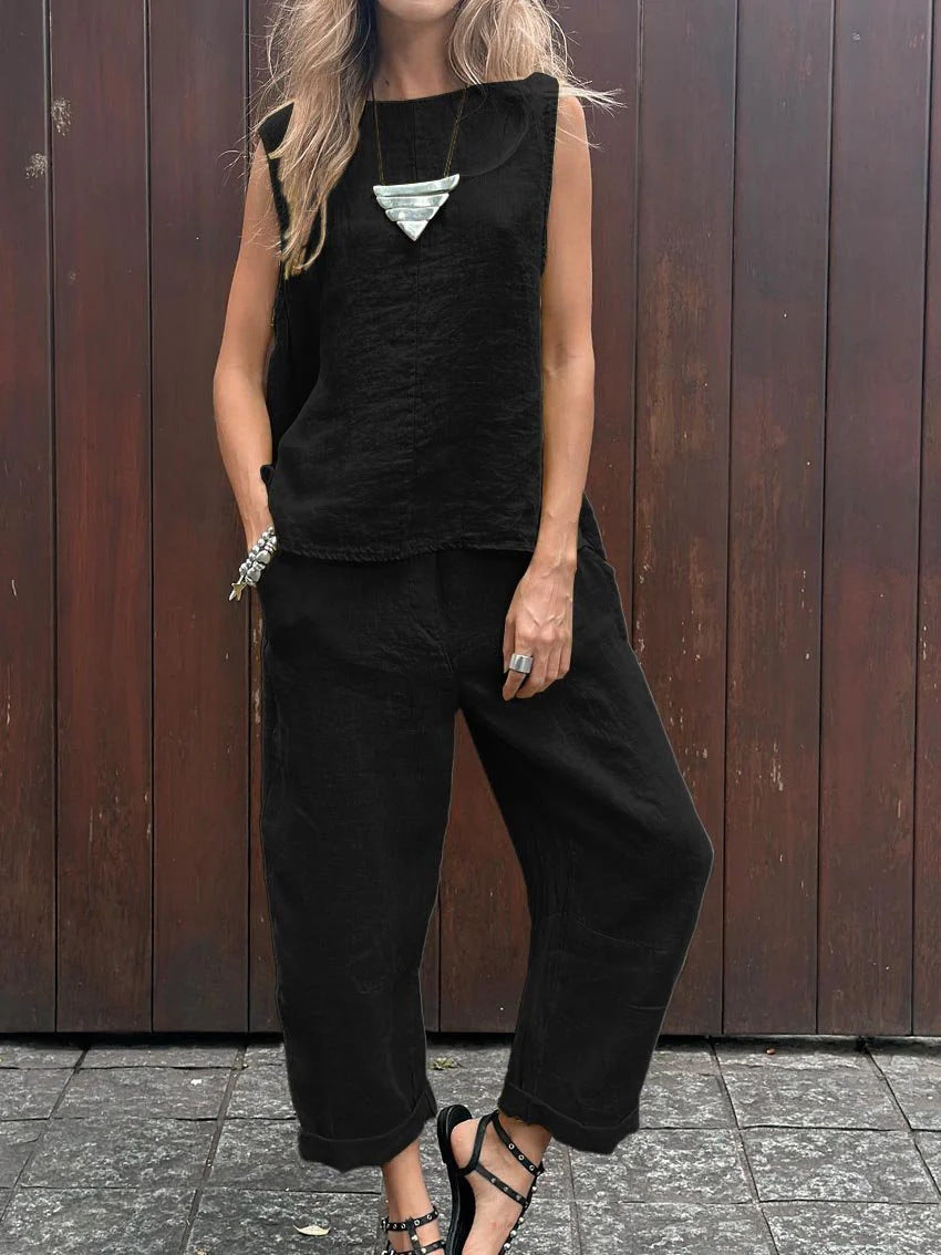 Comfortable Two-Piece Summer Set