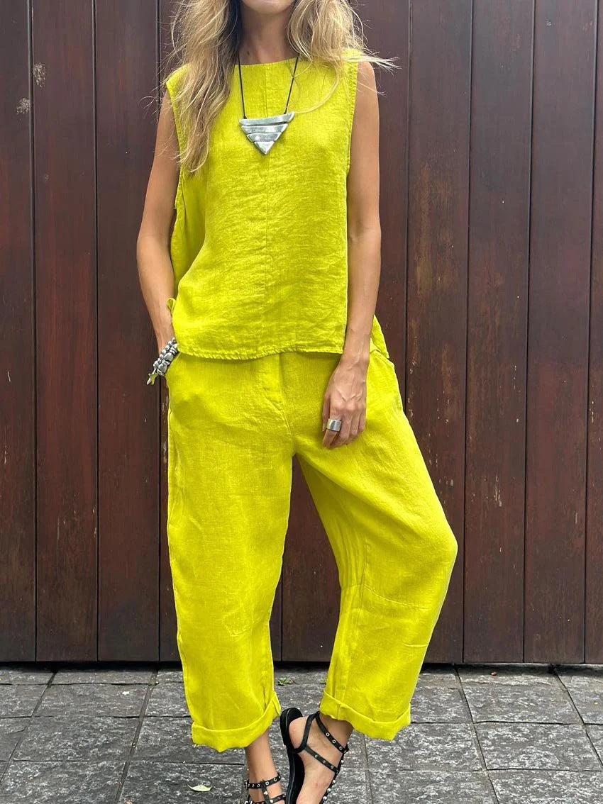 Comfortable Two-Piece Summer Set