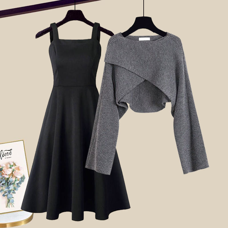 Elegant Knit Dress Set