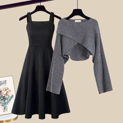 Elegant Knit Dress Set