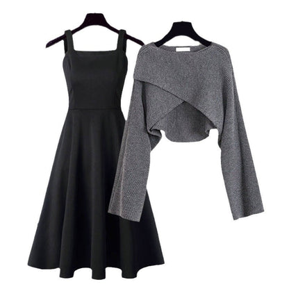 Elegant Knit Dress Set