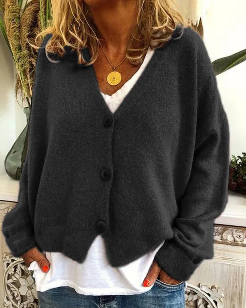 Spring Printed Knit Sweater