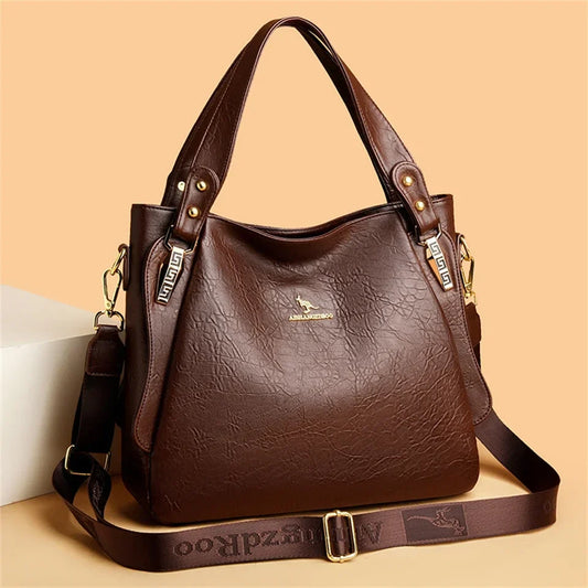 Vintage Leather Tote Bag