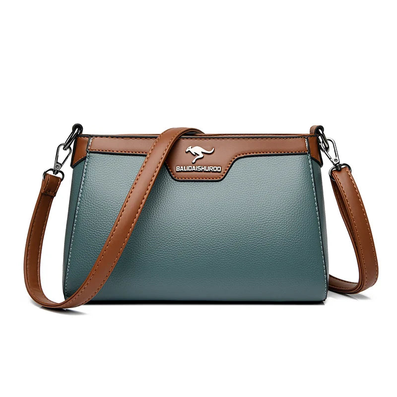 Two-Tone Crossbody Bag