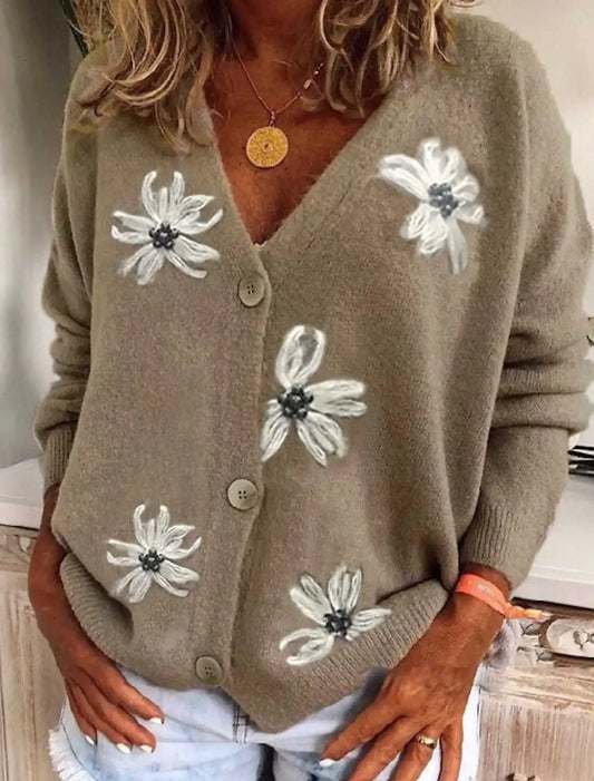 Spring Printed Sweater
