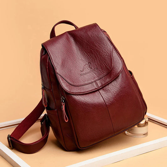 Vintage Leather Backpack