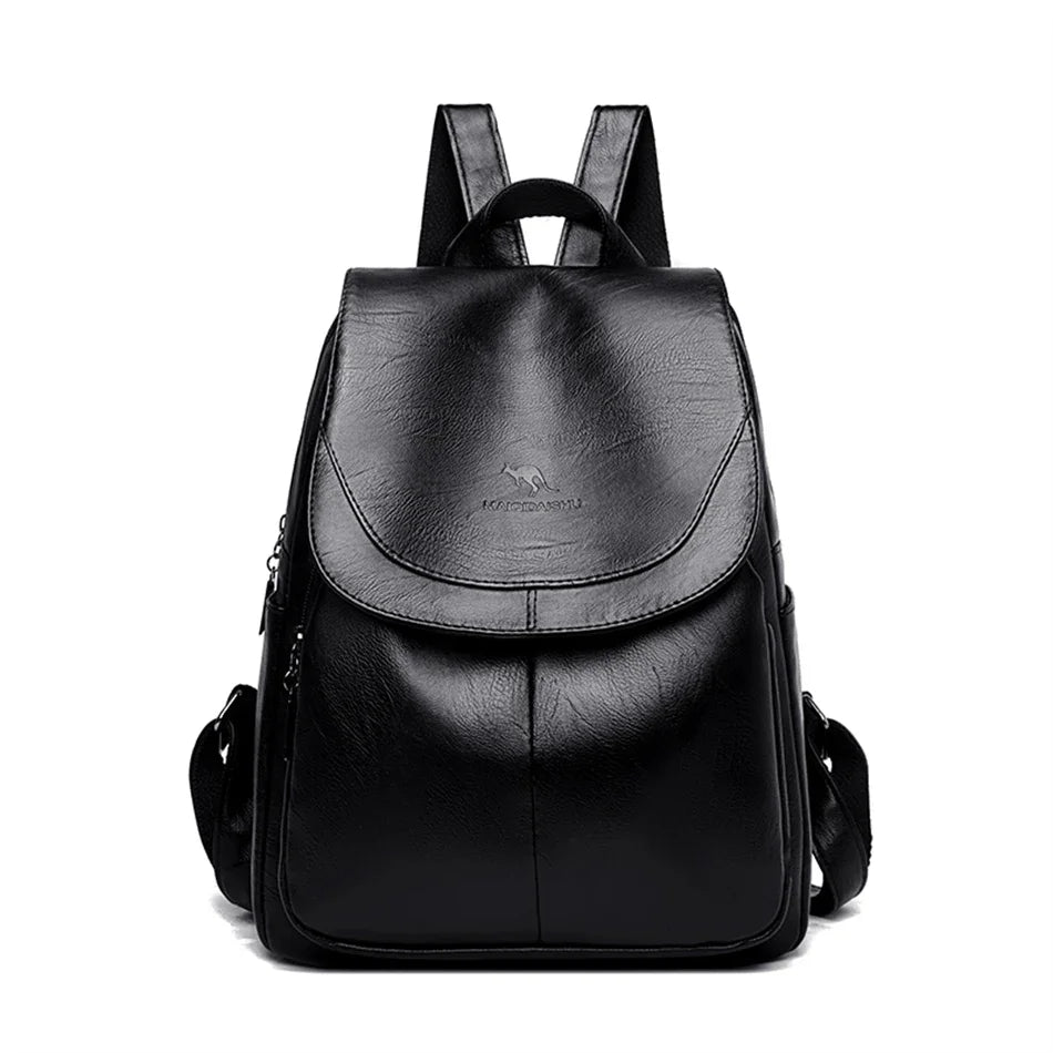 Vintage Leather Backpack