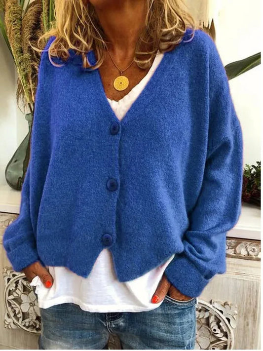 Spring Printed Knit Sweater