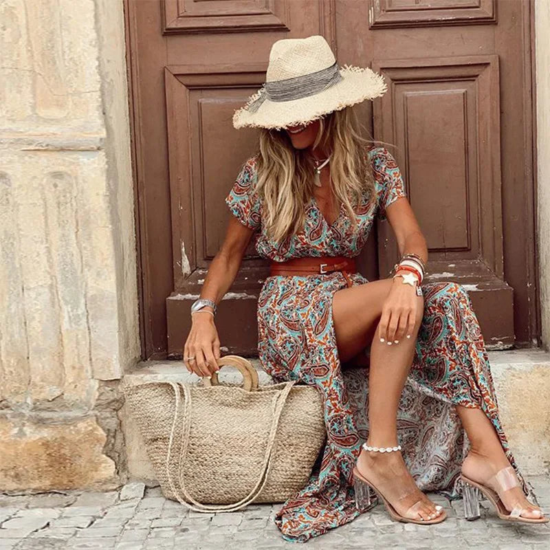 Elegant Bohemian Maxi Dress
