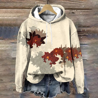 Harajuku Floral Hoodie Sweater