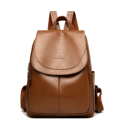Vintage Leather Backpack