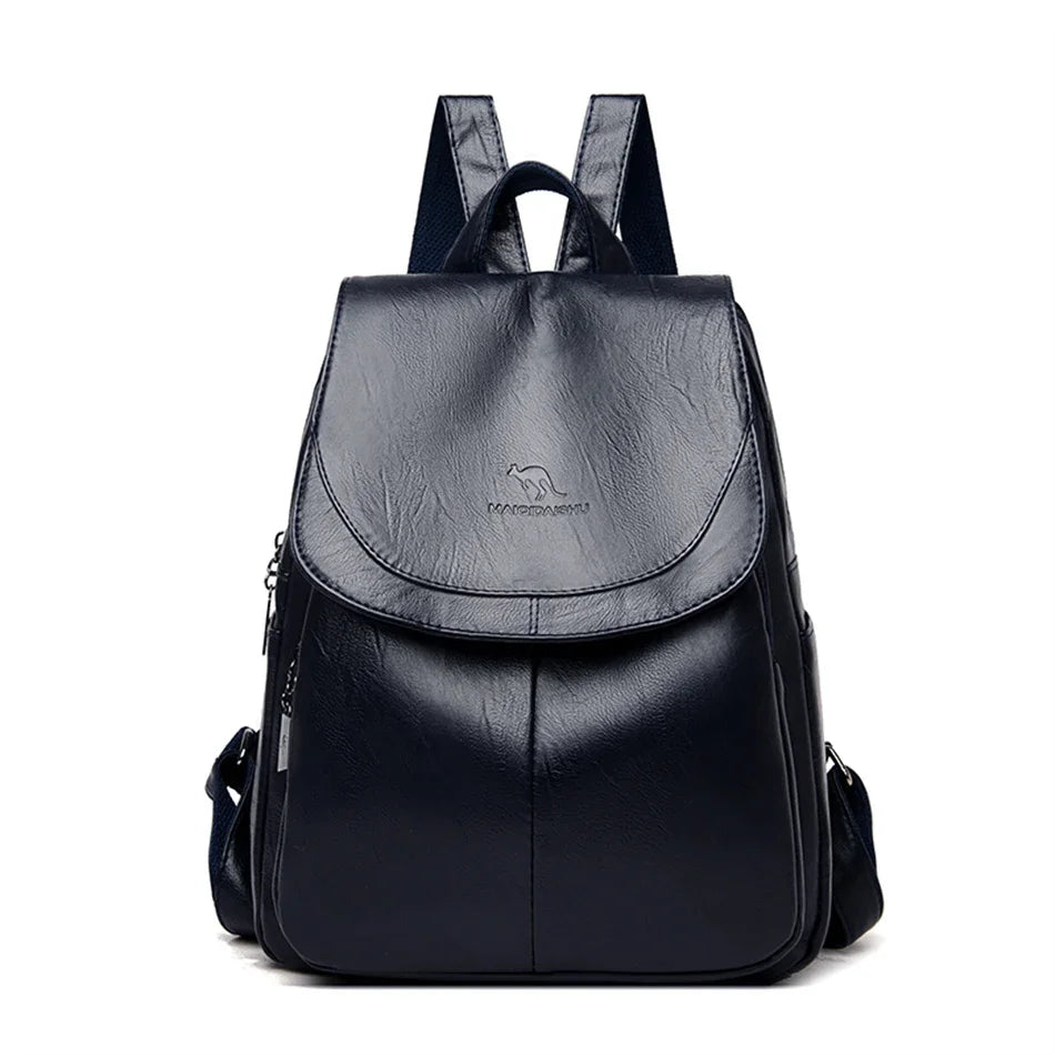 Vintage Leather Backpack