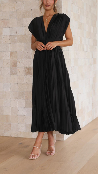 Elegant Pleated Dress