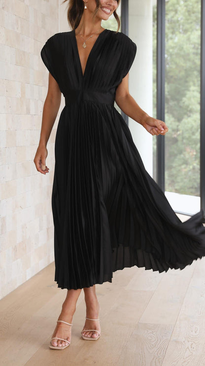 Elegant Pleated Dress
