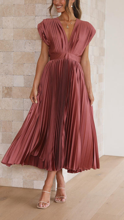 Elegant Pleated Dress