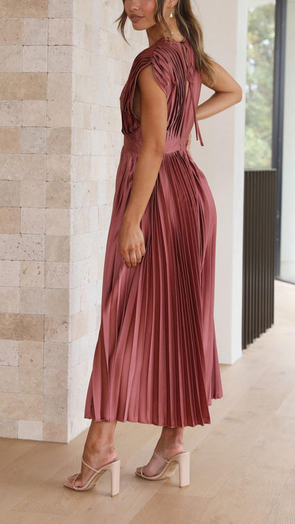 Elegant Pleated Dress