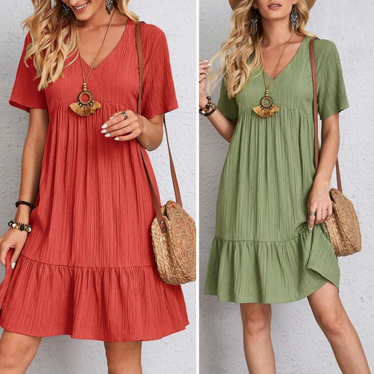Elegant Dress with Belly Coverage