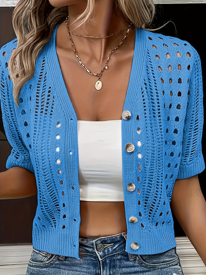 Short-Sleeve Cardigan