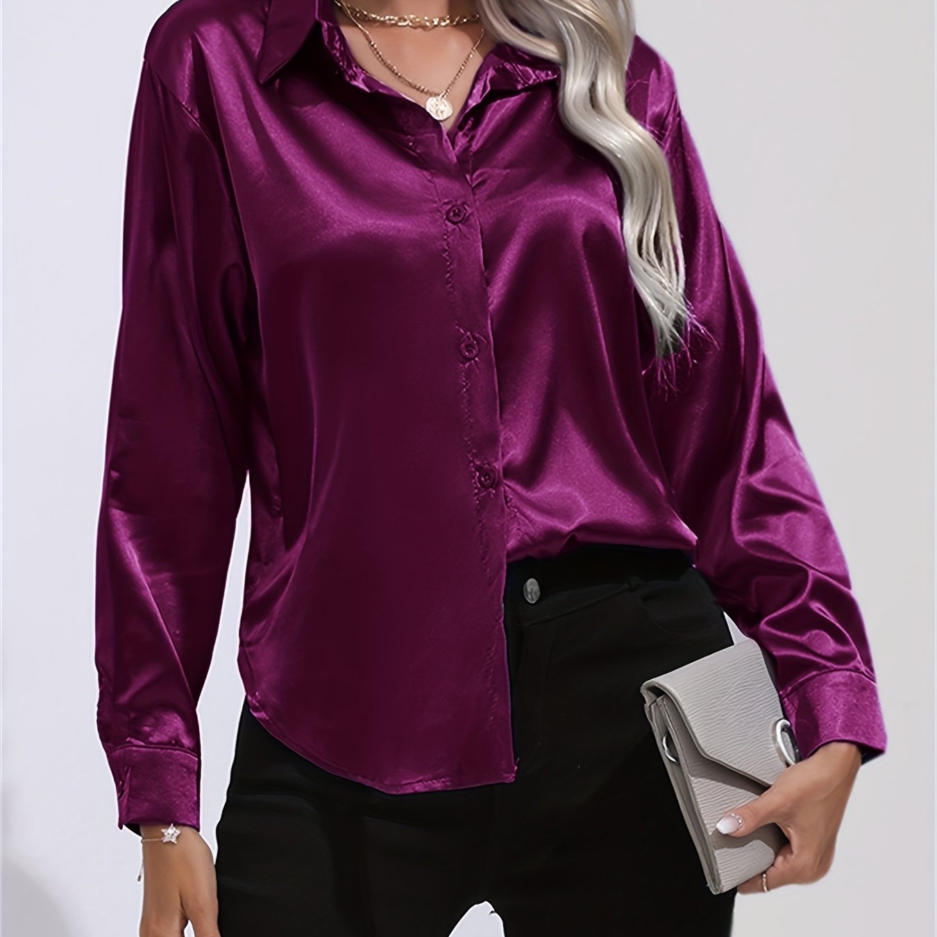 Long Sleeve Lapel Shirt
