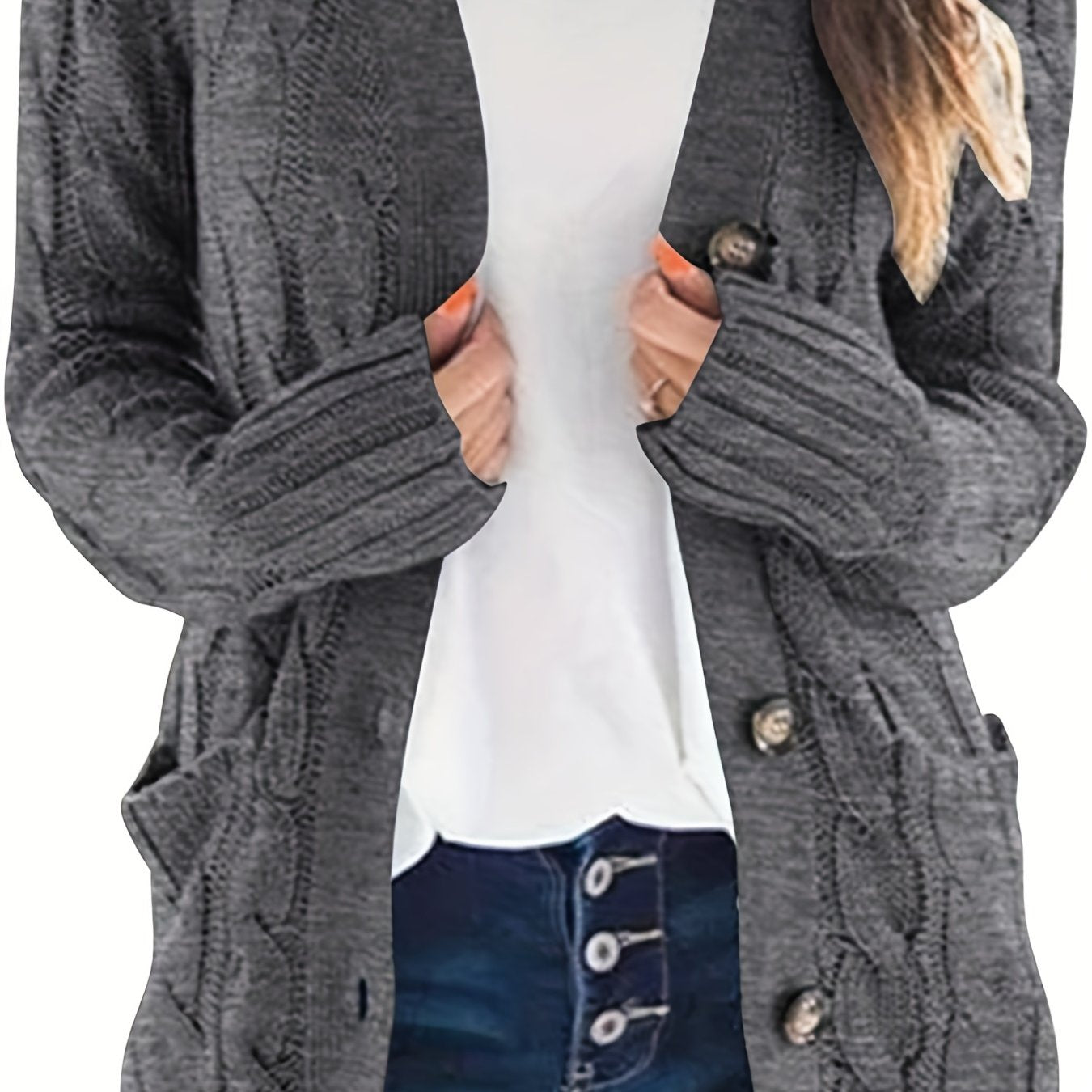 Vintage Cable Stitch Cardigan