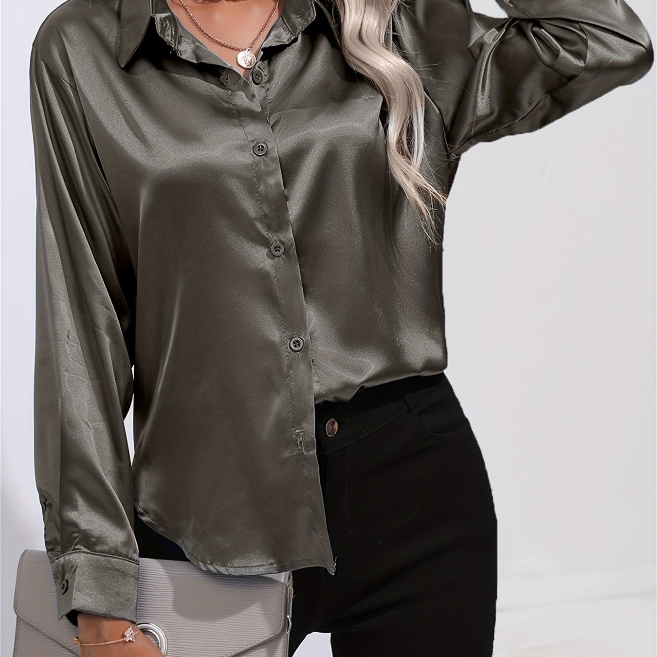 Long Sleeve Lapel Shirt