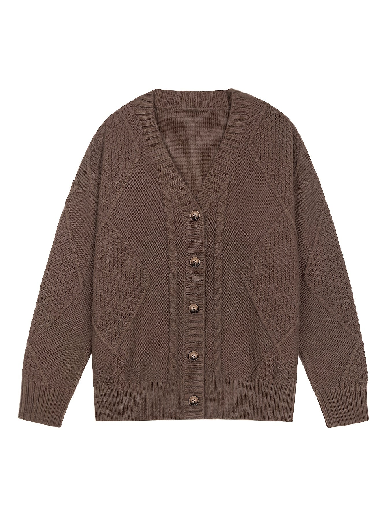 Essential V-Neck Knit Cardigan