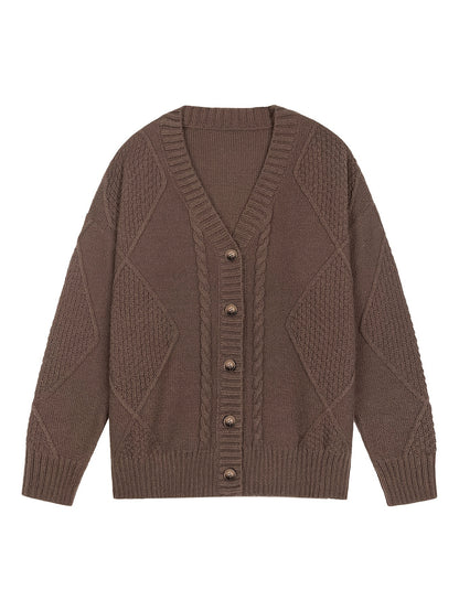 Essential V-Neck Knit Cardigan
