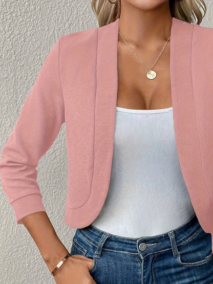 Open Front Work Blazer