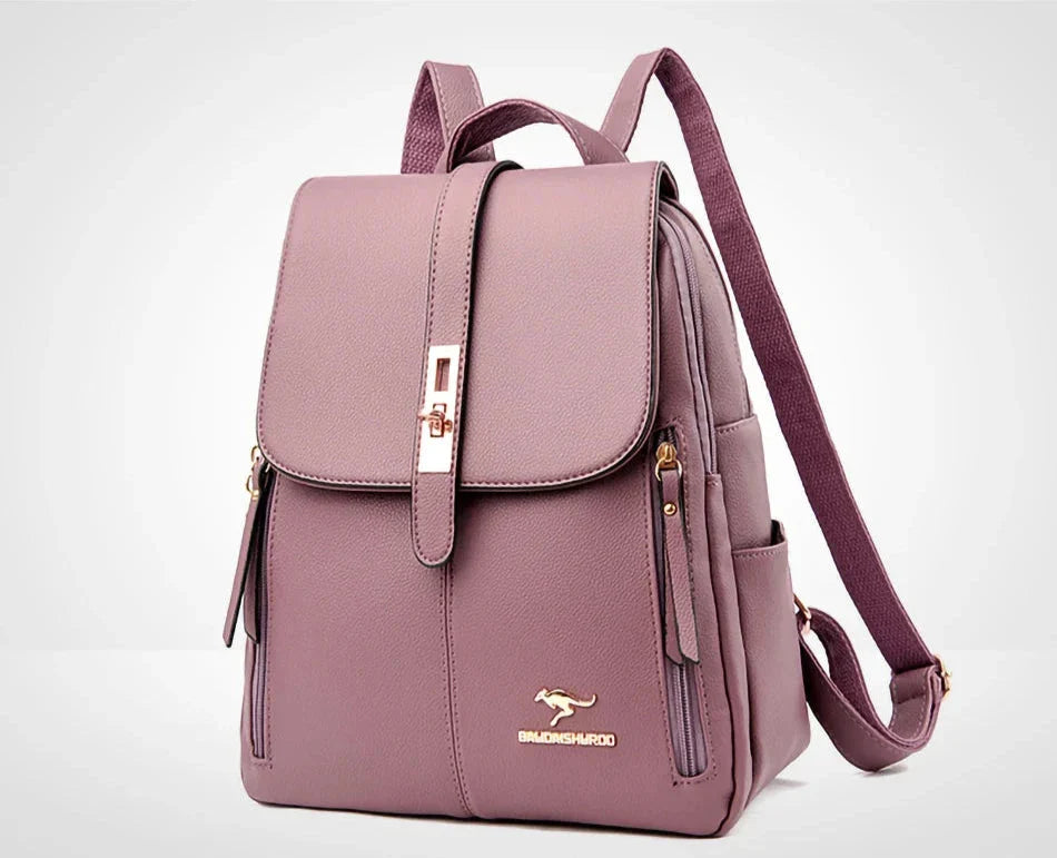 Vegan Leather Backpack