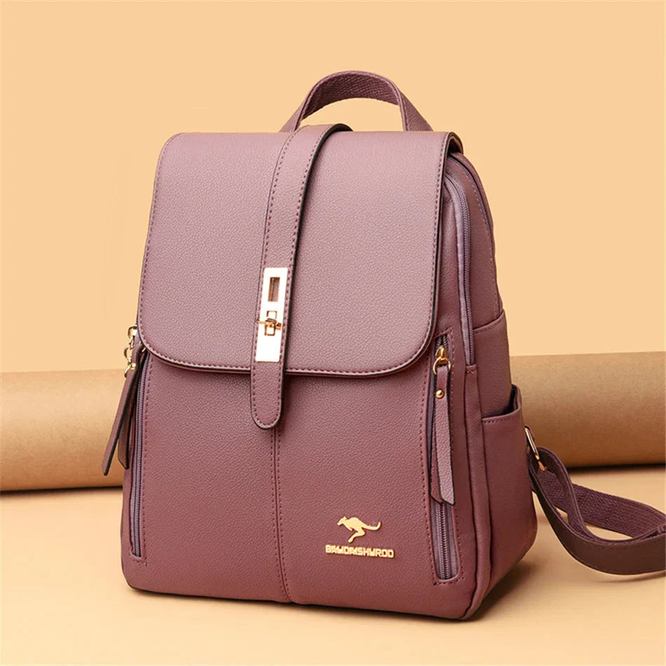 Vegan Leather Backpack