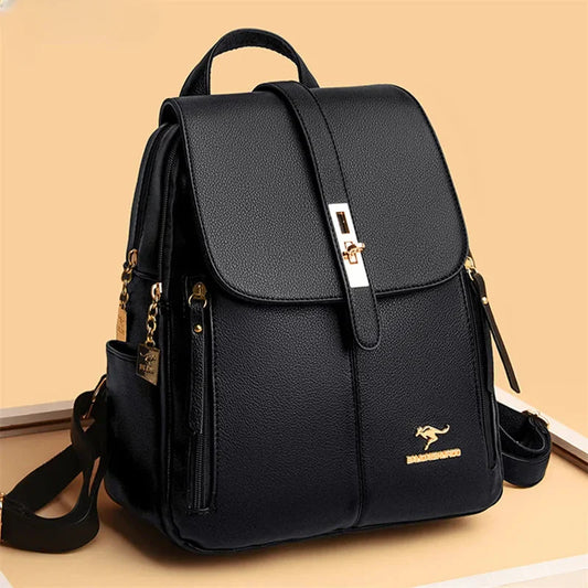 Vegan Leather Backpack