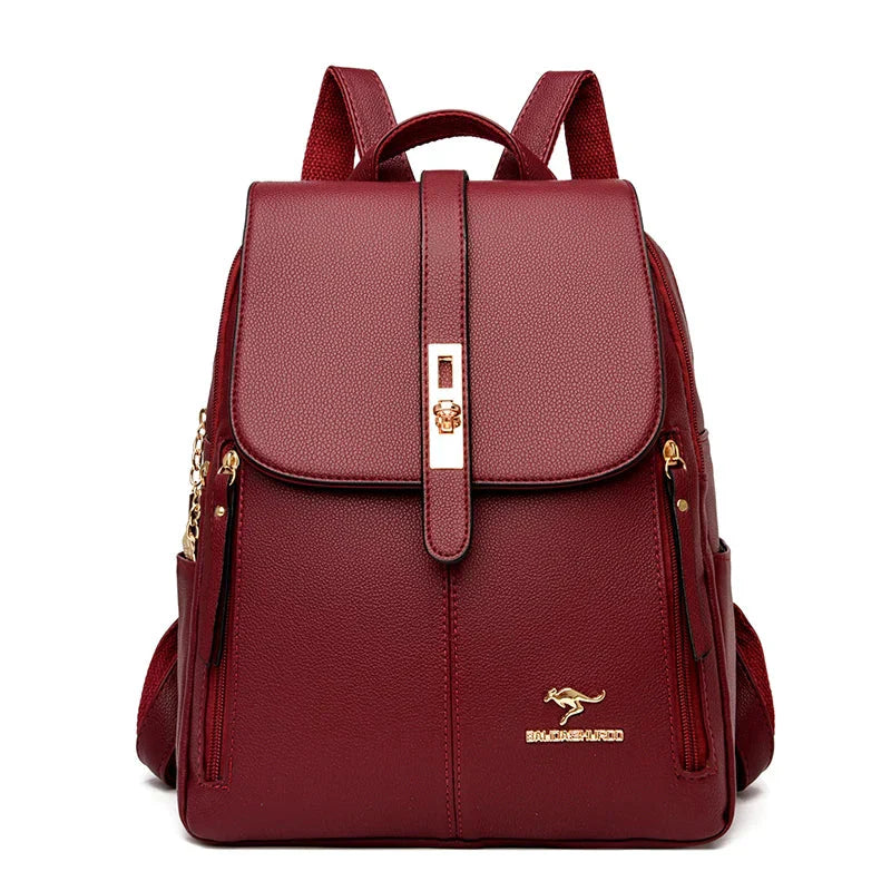 Vegan Leather Backpack