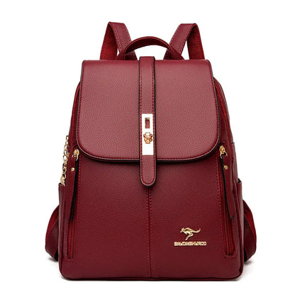 Vegan Leather Backpack