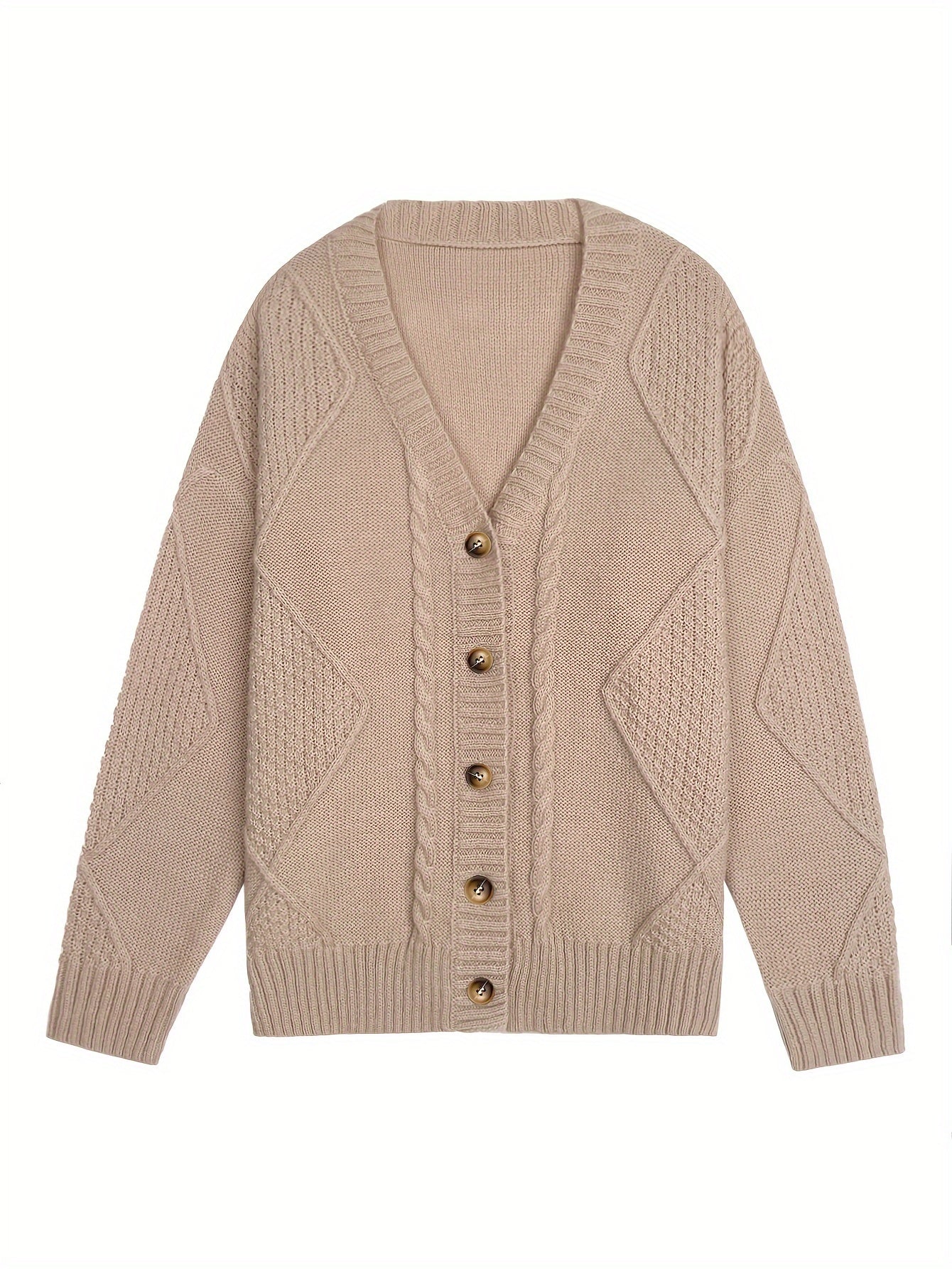 Essential V-Neck Knit Cardigan