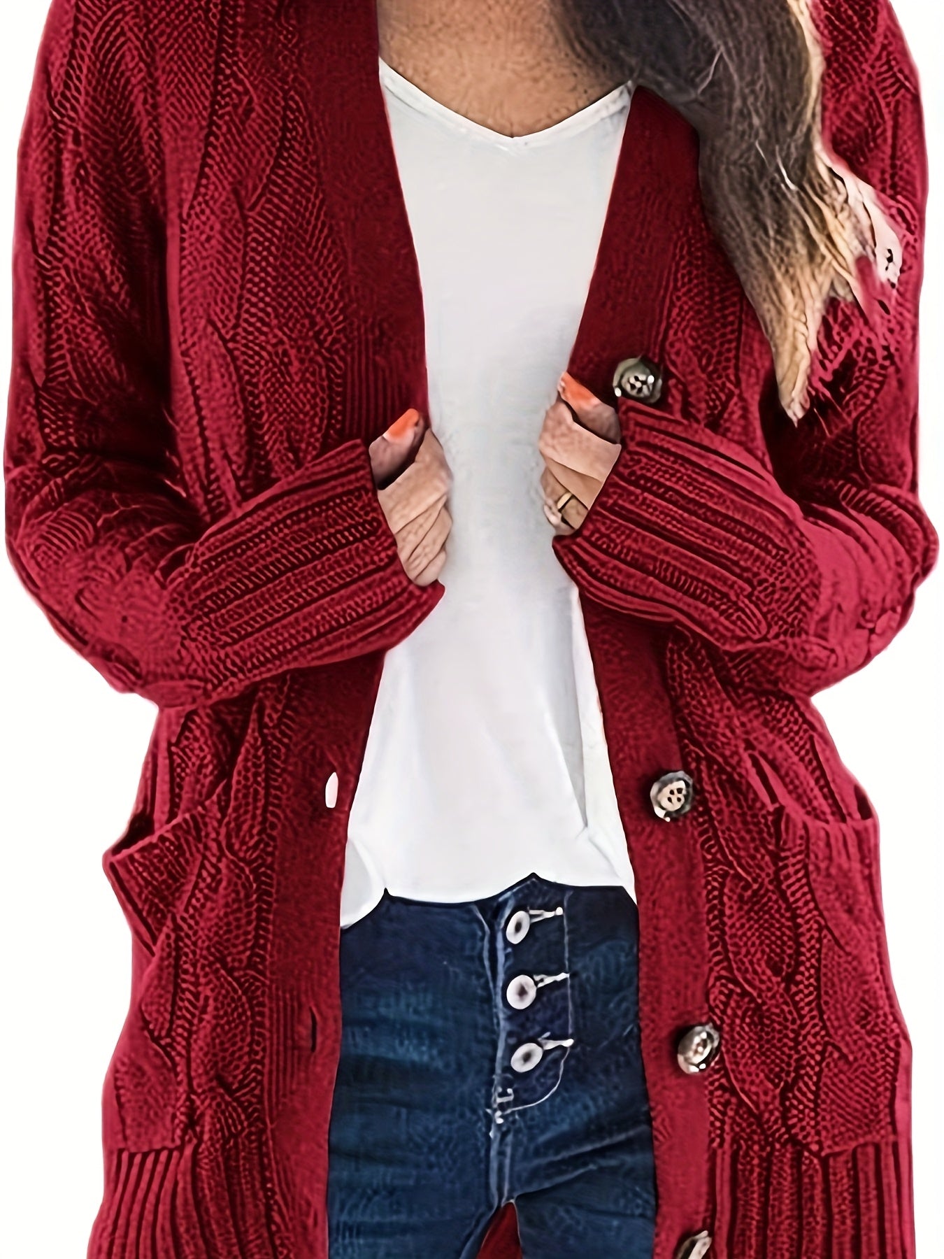 Vintage Cable Stitch Cardigan