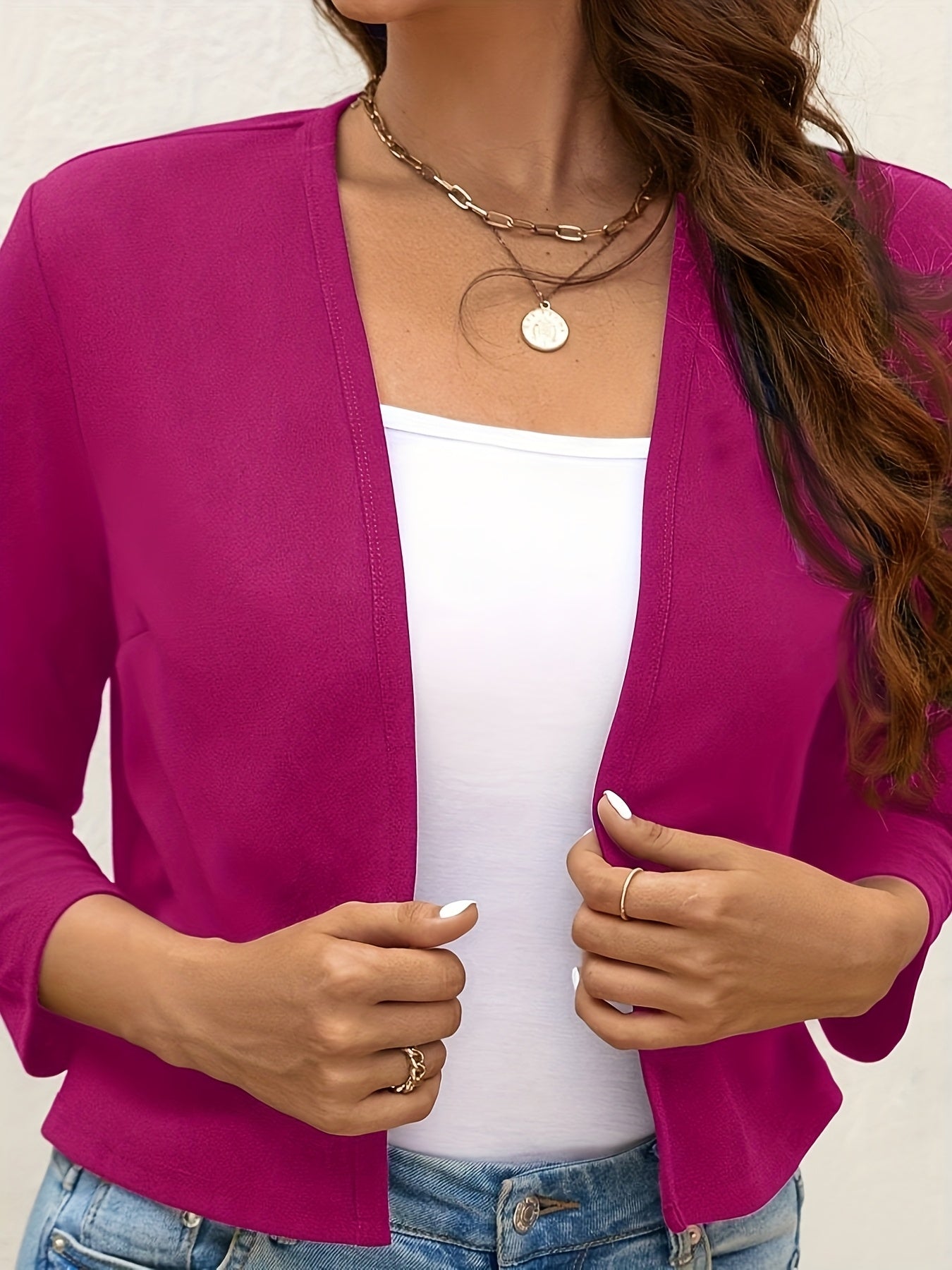Open Front Cardigan Blazer