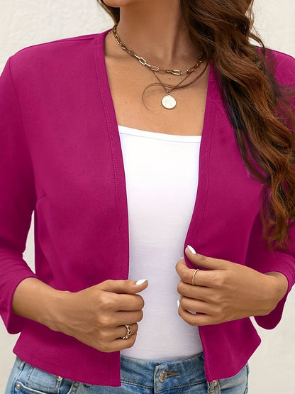 Open Front Cardigan Blazer