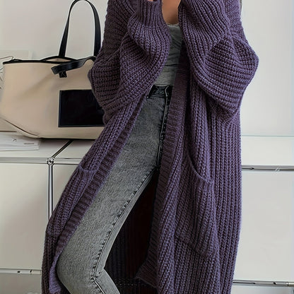 Long Open Front Cardigan