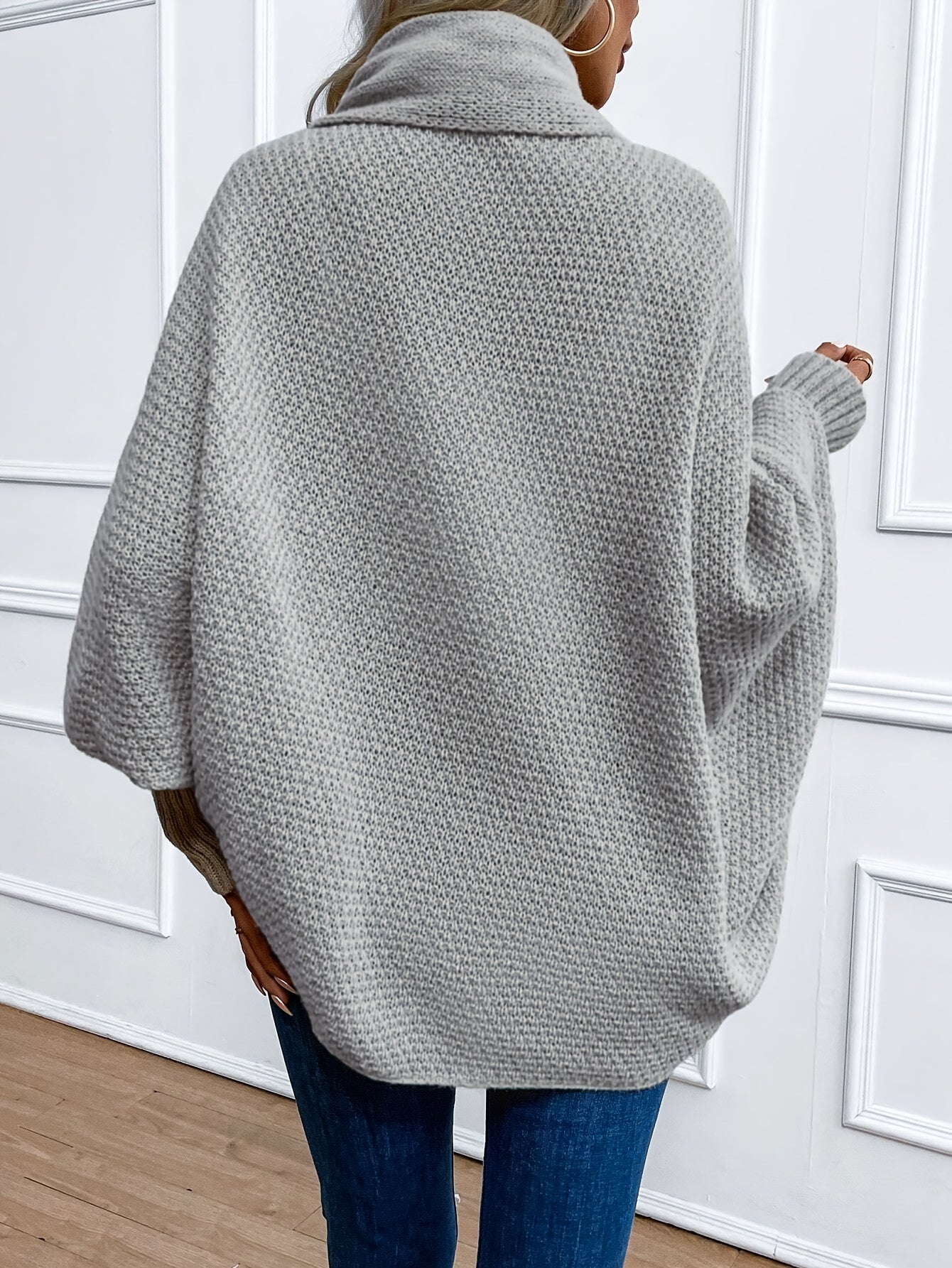 Batwing Sleeve Cardigan Blazer