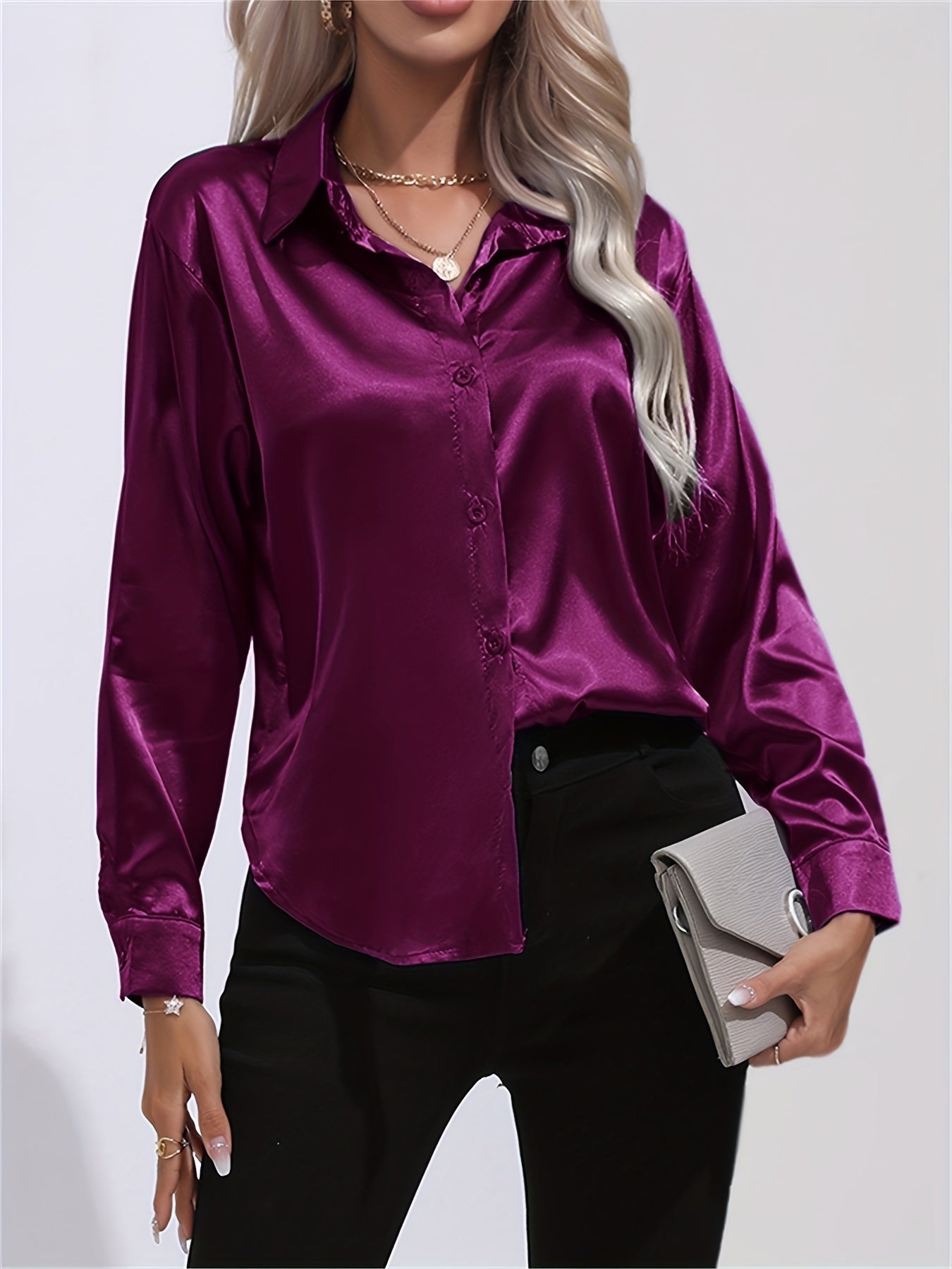 Long Sleeve Lapel Shirt