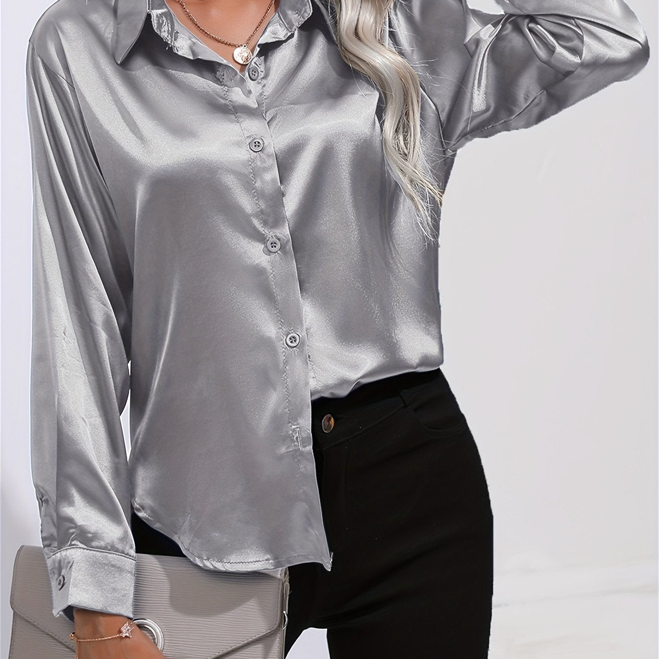 Long Sleeve Lapel Shirt
