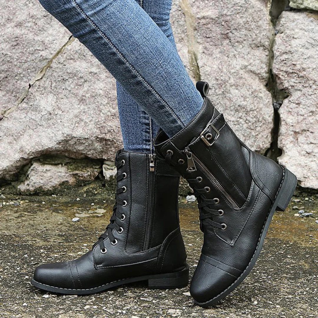 All-Day Fit Leather Boots