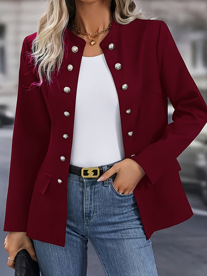 Double-Breasted Elegance Blazer