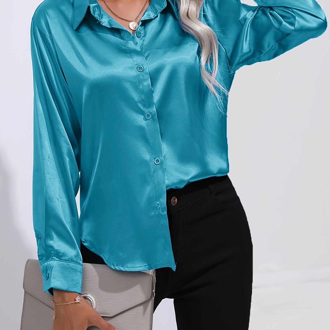 Long Sleeve Lapel Shirt
