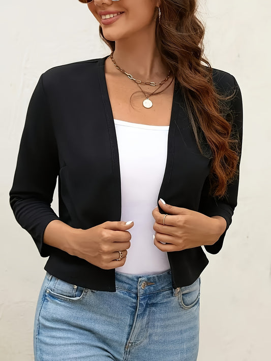 Open Front Cardigan Blazer