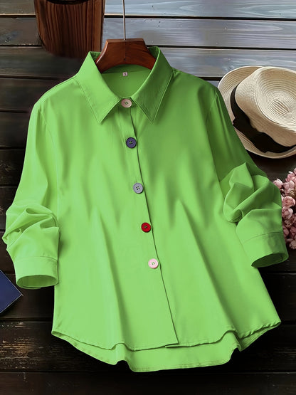 Elegant Button-Front Blouse