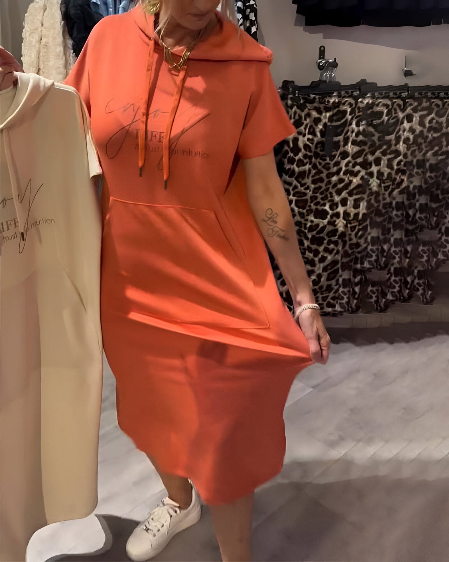 Casual Hoodie Dress