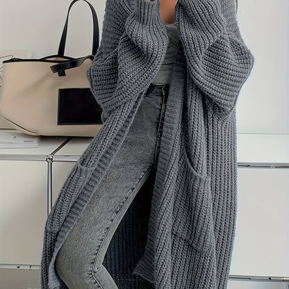 Long Open Front Cardigan